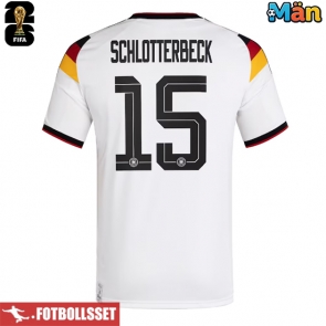 Tyskland Nico Schlotterbeck #15 Hemmatröja VM 2026 Kortärmad