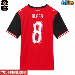 Österrike David Alaba #8 Hemmatröja VM 2026 Kortärmad