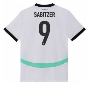 Österrike Marcel Sabitzer #9 Bortatröja EM 2024 Kortärmad