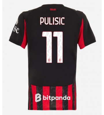 AC Milan Christian Pulisic #11 Hemmatröja Dam 2025-26 Kortärmad