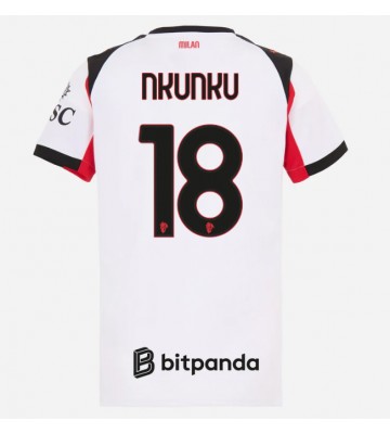 AC Milan Christopher Nkunku #18 Bortatröja Dam 2025-26 Kortärmad