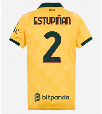 AC Milan Pervis Estupinan #2 Tredje Tröja Dam 2025-26 Kortärmad