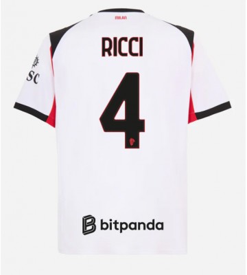 AC Milan Samuele Ricci #4 Bortatröja 2025-26 Kortärmad