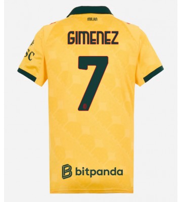 AC Milan Santiago Gimenez #7 Tredje Tröja Dam 2025-26 Kortärmad