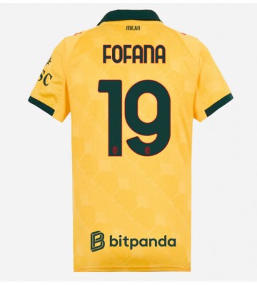 AC Milan Youssouf Fofana #19 Tredje Tröja Dam 2025-26 Kortärmad