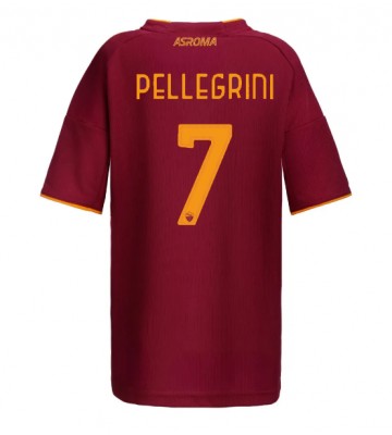 AS Roma Lorenzo Pellegrini #7 Hemmatröja Dam 2025-26 Kortärmad