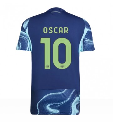 Ajax Oscar Gloukh #10 Bortatröja 2025-26 Kortärmad