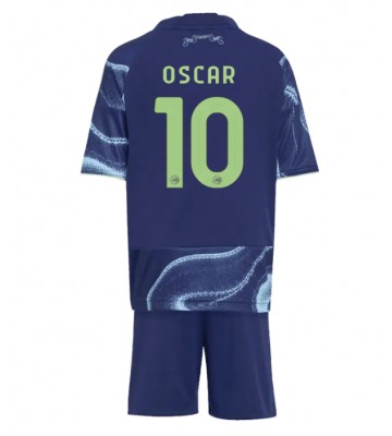 Ajax Oscar Gloukh #10 Bortatröja Barn 2025-26 Kortärmad (+ Korta byxor)