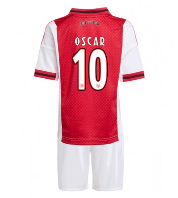 Ajax Oscar Gloukh #10 Hemmatröja Barn 2025-26 Kortärmad (+ Korta byxor)