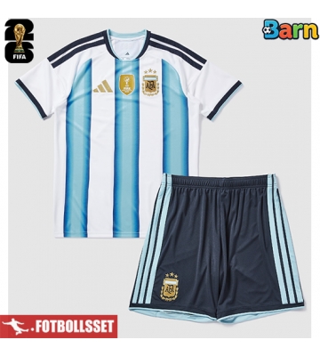 Argentina Hemmatröja Barn VM 2026 Kortärmad (+ Korta byxor)