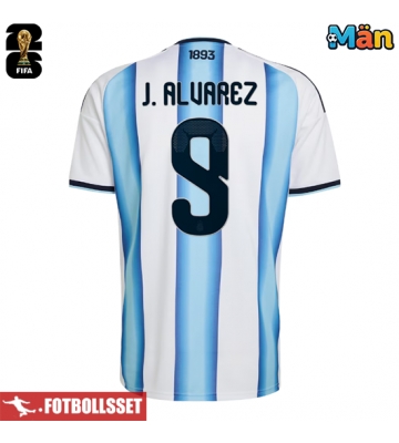 Argentina Julian Alvarez #9 Hemmatröja VM 2026 Kortärmad