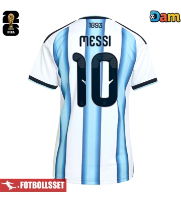 Argentina Lionel Messi #10 Hemmatröja Dam VM 2026 Kortärmad