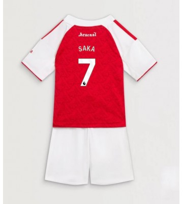 Arsenal Bukayo Saka #7 Hemmatröja Barn 2025-26 Kortärmad (+ Korta byxor)