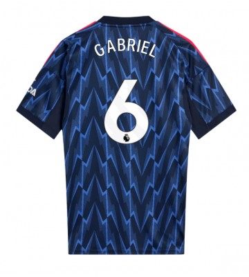 Arsenal Gabriel Magalhaes #6 Bortatröja 2025-26 Kortärmad