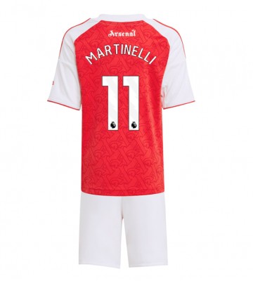 Arsenal Gabriel Martinelli #11 Hemmatröja Barn 2025-26 Kortärmad (+ Korta byxor)