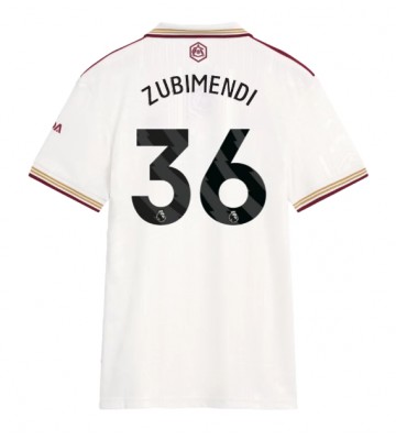 Arsenal Martin Zubimendi #36 Tredje Tröja Dam 2025-26 Kortärmad