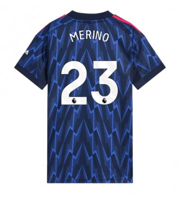 Arsenal Mikel Merino #23 Bortatröja Dam 2025-26 Kortärmad