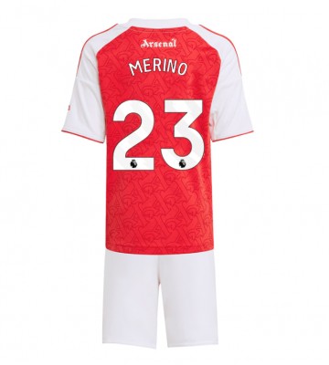 Arsenal Mikel Merino #23 Hemmatröja Barn 2025-26 Kortärmad (+ Korta byxor)