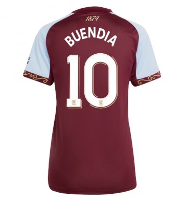 Aston Villa Emiliano Buendia #10 Hemmatröja Dam 2025-26 Kortärmad