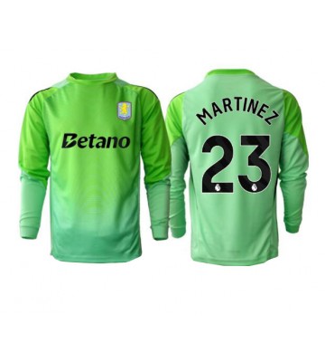 Aston Villa Emiliano Martinez #23 Målvakt Bortatröja 2025-26 Långärmad