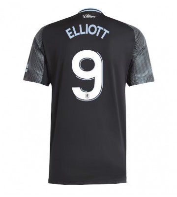 Aston Villa Harvey Elliott #9 Bortatröja 2025-26 Kortärmad