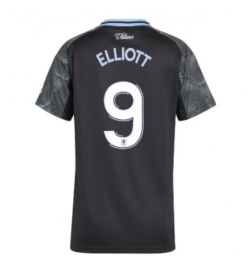 Aston Villa Harvey Elliott #9 Bortatröja Dam 2025-26 Kortärmad