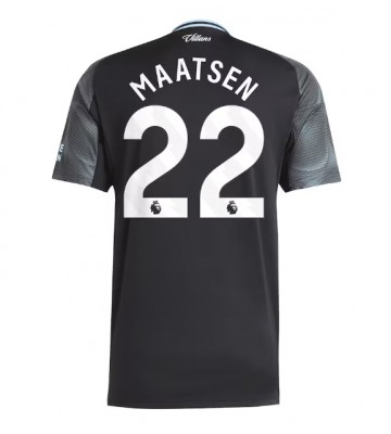 Aston Villa Ian Maatsen #22 Bortatröja 2025-26 Kortärmad