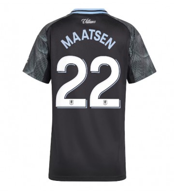 Aston Villa Ian Maatsen #22 Bortatröja Dam 2025-26 Kortärmad