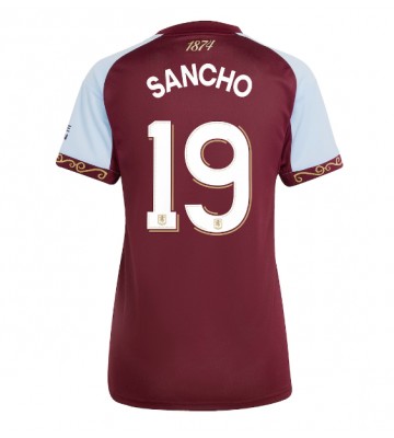 Aston Villa Jadon Sancho #19 Hemmatröja Dam 2025-26 Kortärmad
