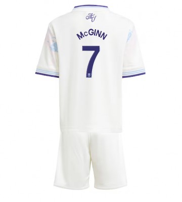 Aston Villa John McGinn #7 Tredje Tröja Barn 2025-26 Kortärmad (+ Korta byxor)