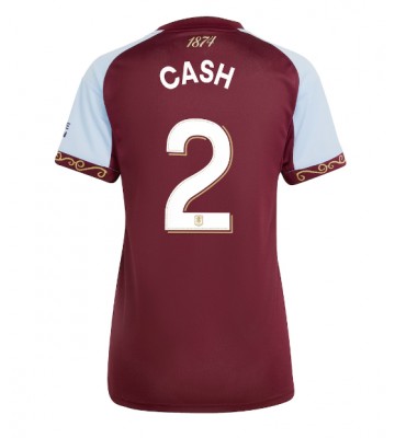 Aston Villa Matty Cash #2 Hemmatröja Dam 2025-26 Kortärmad