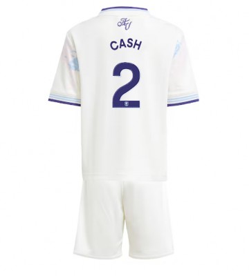 Aston Villa Matty Cash #2 Tredje Tröja Barn 2025-26 Kortärmad (+ Korta byxor)