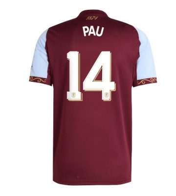 Aston Villa Pau Torres #14 Hemmatröja 2025-26 Kortärmad