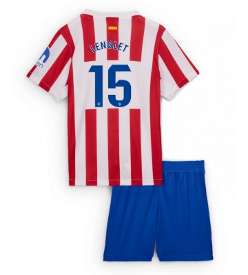 Atletico Madrid Clement Lenglet #15 Hemmatröja Barn 2025-26 Kortärmad (+ Korta byxor)