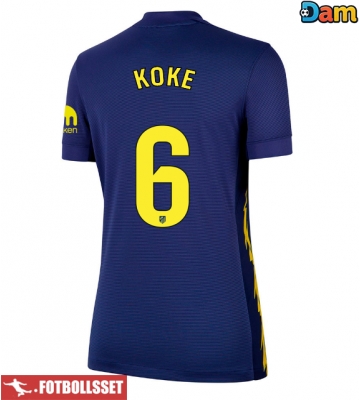 Atletico Madrid Koke #6 Bortatröja Dam 2025-26 Kortärmad
