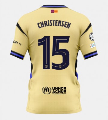 Barcelona Andreas Christensen #15 Bortatröja 2025-26 Kortärmad