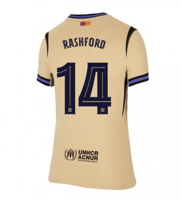 Barcelona Marcus Rashford #14 Bortatröja Dam 2025-26 Kortärmad