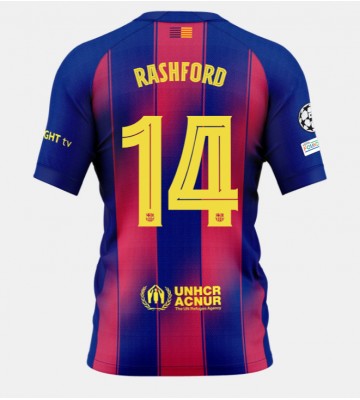 Barcelona Marcus Rashford #14 Hemmatröja 2025-26 Kortärmad