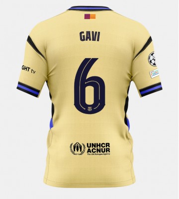 Barcelona Paez Gavi #6 Bortatröja 2025-26 Kortärmad