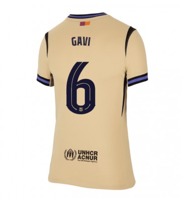Barcelona Paez Gavi #6 Bortatröja Dam 2025-26 Kortärmad