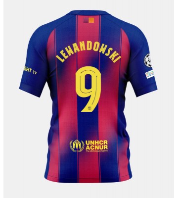 Barcelona Robert Lewandowski #9 Hemmatröja 2025-26 Kortärmad