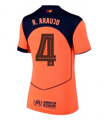 Barcelona Ronald Araujo #4 Tredje Tröja Dam 2025-26 Kortärmad