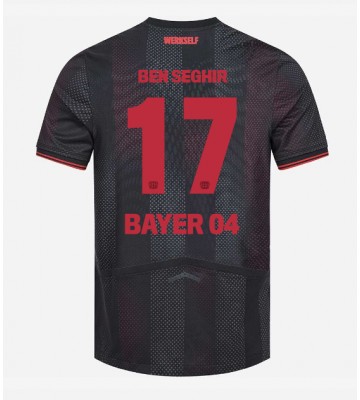 Bayer Leverkusen Eliesse Ben Seghir #17 Hemmatröja 2025-26 Kortärmad