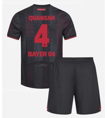 Bayer Leverkusen Jarell Quansah #4 Hemmatröja Barn 2025-26 Kortärmad (+ Korta byxor)