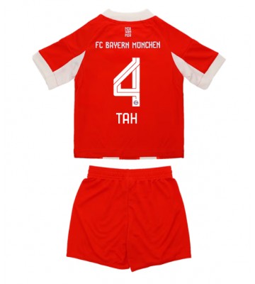 Bayern Munich Jonathan Tah #4 Hemmatröja Barn 2025-26 Kortärmad (+ Korta byxor)