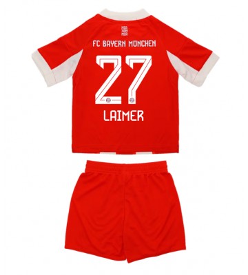 Bayern Munich Konrad Laimer #27 Hemmatröja Barn 2025-26 Kortärmad (+ Korta byxor)