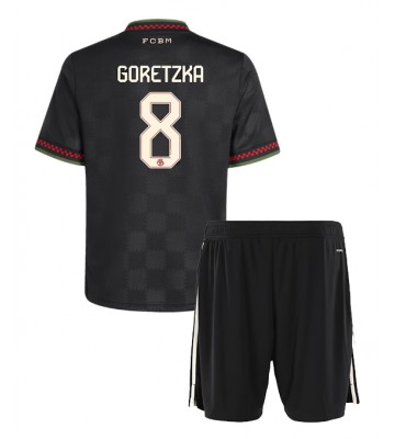 Bayern Munich Leon Goretzka #8 Tredje Tröja Barn 2025-26 Kortärmad (+ Korta byxor)