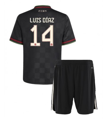 Bayern Munich Luis Diaz #14 Tredje Tröja Barn 2025-26 Kortärmad (+ Korta byxor)