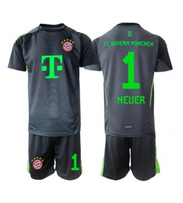 Bayern Munich Manuel Neuer #1 Målvakt Bortatröja Barn 2025-26 Kortärmad (+ Korta byxor)
