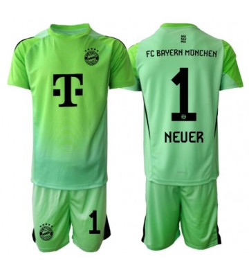 Bayern Munich Manuel Neuer #1 Målvakt Hemmatröja Barn 2025-26 Kortärmad (+ Korta byxor)